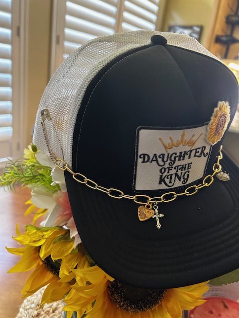 Daughter of the King OTTO Hat Black and White
