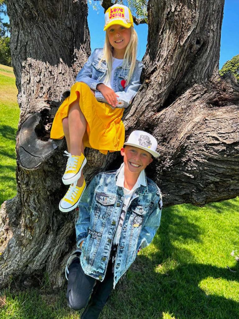 boy and girl outside