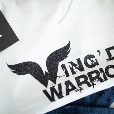 Prayer Warrior – Deep V-neck T-shirt W