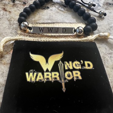 WWJD Bracelet Black